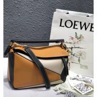 LOEWE經典爆款包包 羅意威小號Puzzle拼接手提斜挎包 10172  tcl1091