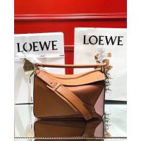 LOEWE經典爆款包包 羅意威中號Puzzle幾何拼接手提斜挎包 10171  tcl1135