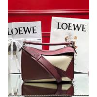 LOEWE經典爆款包包 羅意威中號Puzzle幾何拼接手提斜挎包 10171  tcl1139