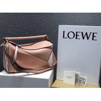 LOEWE經典爆款包包 羅意威中號Puzzle幾何拼接手提斜挎包 10171  tcl1144