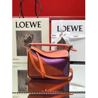 LOEWE爆款包包 羅意威迷你mini puzzle幾何拼接手提斜挎包 10173  tcl1162