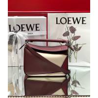 LOEWE爆款包包 羅意威迷你mini puzzle幾何拼接手提斜挎包 10173  tcl1166