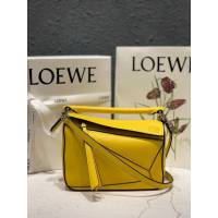 LOEWE爆款包包 羅意威迷你mini puzzle幾何拼接手提斜挎包 10173  tcl1173