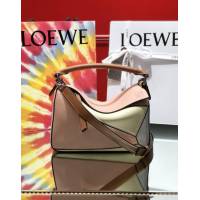 LOEWE經典爆款包包 羅意威小號Puzzle拼接手提斜挎包 10172  tcl1181