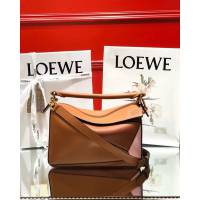 LOEWE經典爆款包包 羅意威小號Puzzle拼接手提斜挎包 10172  tcl1187