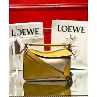 LOEWE經典爆款包包 羅意威小號Puzzle拼接手提斜挎包 10172  tcl1189