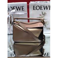 LOEWE經典爆款包包 羅意威小號Puzzle拼接手提斜挎包 10172  tcl1193