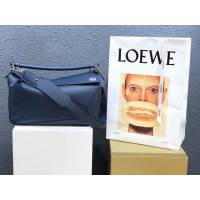 LOEWE爆款男女通用包包 羅意威大號Puzzle拼接手提斜挎包 10170  tcl1272