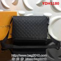 路易威登LV頂級原單N41038 高仿LV信使包 Damier Infini皮革面料 YDH1180