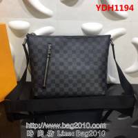 路易威登LV頂級原單N41211 Mick 小號手袋 Damier Graphite 帆布搭配黑色牛皮 YDH1194