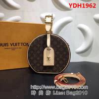 路易威登LV頂級原單PETITE BOITE CHAPEAU手袋M43510款秀款圓形小木箱 YDH1962