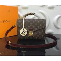 LV女包 M44669 路易威登 Pochette Metis手袋 LV手工編織單手柄包 LV老花包 LV斜挎女包  ydh3008