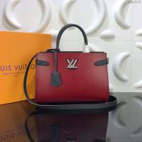 LV包 LV女包 TwistTote手袋 Cuir Ecume粒紋牛皮 LV大號手提包 LV肩背包  ydh3133