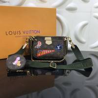 LV包包 LV新款女包 M44823 Multi Pochette Accessoires手袋 LV新款三合一女士斜挎包  ydh3741