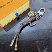 LOUIS VUITTON專櫃新款包包 路易威登LEATHER ROPE鑰匙扣 LV繩結包飾 M67224  ydh4057