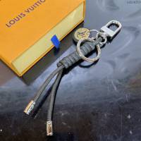 LOUIS VUITTON專櫃新款包包 路易威登LEATHER ROPE鑰匙扣 LV繩結包飾 M67224  ydh4058