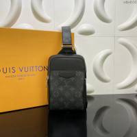 LOUIS VUITTON專櫃新款包包 路易威登Outdoor單肩包 LV老花拉鏈男士胸包腰包斜挎包 M30741  ydh4102