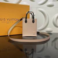 Louis Vuitton新款女包 M69441 路易威登Petit Sac Plat手袋 LV手机包手提肩背斜挎包  ydh4182