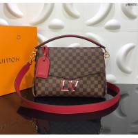 LV專櫃新款女包 路易威登Beaubourg手袋 M40176 Damier Ebene帆布 LV棋盤格手提女包  ydh4351