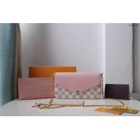 lv女包 Pochette Félicie鏈條小挎包 N60235 lv斜挎女包  lvqb1334