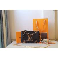 lv錢包 M67874 Pochette Double Zip鏈條包 動物花紋lv手拿包  lvqb1359