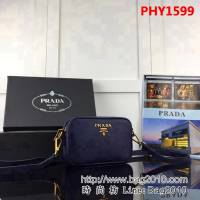 普拉達PRADA原單 原單 P家新款專櫃品質 1BH036 原廠自然摔紋牛皮 單肩斜挎包 PHY1599