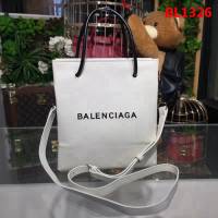 BALENCIAG巴黎世家 全皮購物袋 原版進口小牛皮 簡單LOGO字母 內裏容量超大 手提肩背兩用  BL1326