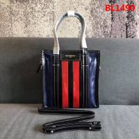 BALENCIAG巴黎世家 BALENCIAGA Bazar Shopper手袋22cm 條紋手提袋  BL1490