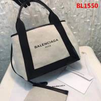 BALENCIAG巴黎世家 專櫃最新系列 升級版 定制原版麻帆布面料 米白色購物袋  BL1550