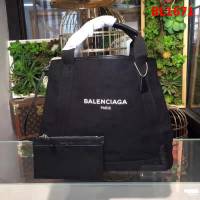 BALENCIAG巴黎世家 購物包️定制帆布配油蠟皮 簡單寬闊 購物包推薦款  BL1671