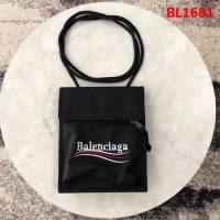 BALENCIAG巴黎世家 新品 巴黎世家 全皮小挎包 手機包  BL1681