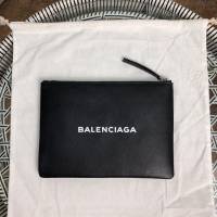 Balenciaga手包 巴黎世家全皮手包 小號黑色手拿包  csbl1058