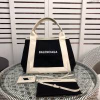 Balenciaga女包 巴黎世家新版爆款 帆布字母包 新版一行字 中號手提包  csbl1177