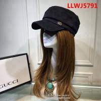 GUCCI古馳 跑量款牙籤紋軍帽 男女同款 LLWJ5791