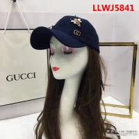 GUCCI古馳 時尚百搭款 帶鑽蜜蜂羊毛棒球帽 LLWJ5841