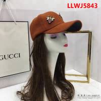 GUCCI古馳 時尚百搭款 帶鑽蜜蜂羊毛棒球帽 LLWJ5843