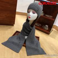 路易威登LV 秋冬新款 原單羊毛帽子圍巾套裝 情侶款 男女同款 LLWJ6199