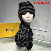 FENDI芬迪 原單 官網最新羊毛針織帽子圍巾套裝 男女同款 LLWJ6214
