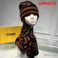 FENDI芬迪 原單 官網最新羊毛針織帽子圍巾套裝 男女同款 LLWJ6215