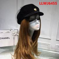 CHANEL香奈兒 時尚百搭 牙籤紋八角貝蕾鴨舌帽 LLWJ6455