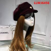 CHANEL香奈兒 時尚百搭 牙籤紋八角貝蕾鴨舌帽 LLWJ6456