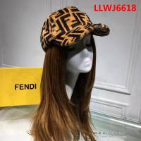 FENDI芬迪 專櫃新款 秋冬羊毛鴨舌帽 男女同款 LLWJ6618
