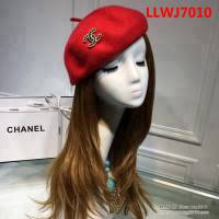 CHANEL香奈兒 跑量款 羊絨貝蕾帽 鑽雙C畫家帽 LLWJ7010