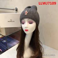 MONCIER蒙口 專櫃同步時尚百搭款 原單羊毛帽子圍巾套裝 LLWJ7109