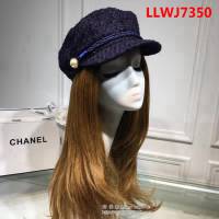 CHANEL香奈兒 2018專櫃新款 經典小香風原單鴨舌軍帽 LLWJ7350