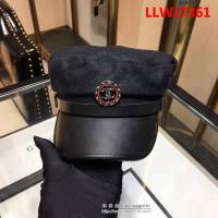 CHANEL香奈兒 走秀款 2018最新火爆款 四季可戴牛仔軍帽 6881564 LLWJ7361