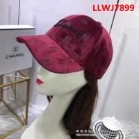 CHANEL香奈兒 2018最新流行版 高端情侶款絲絨棒球帽 LLWJ7899