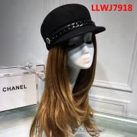 CHANEL香奈兒 休閒百搭羊絨鴨舌帽 鏈條軍帽 LLWJ7918