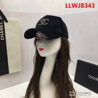 CHANEL香奈兒 帶鑽香奈兒logo 時尚燈芯絨棒球帽 LLWJ8343