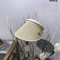Chanel女士帽子 香奈兒春夏系列空頂編織草帽 Chanel遮陽帽  mm1018